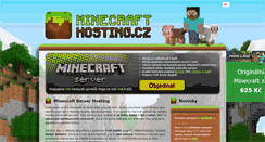 Desktop Screenshot of minecraft-hosting.cz