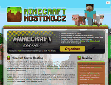 Tablet Screenshot of minecraft-hosting.cz